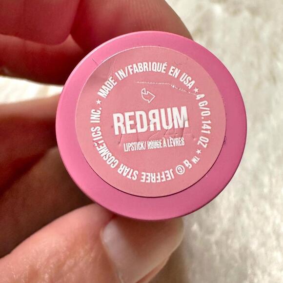 NIB Jeffree Star Velvet Trap Matte Lipstick RedRum Full Size 4g - Picture 6 of 8